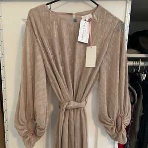 Silver party dress never worn